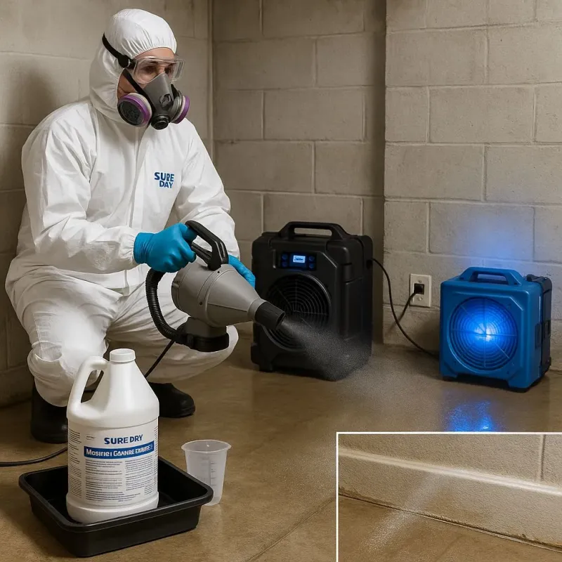 Sanitization and Odor Removal process in Dover, FL